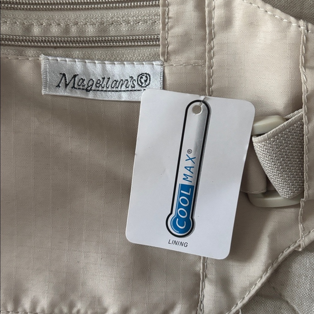 New -Magellan's Beige Travel Money Belt - Picture 3 of 4